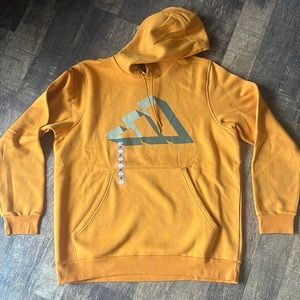 NWT Adidas Orange Logo Hoodie Mens Large Primegreen $55